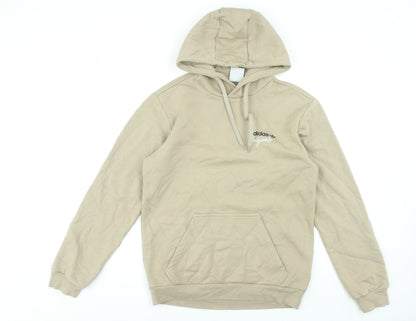 Mens UK Size S adidas Beige Pullover Hoodie
