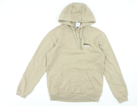 Mens UK Size S adidas Beige Pullover Hoodie