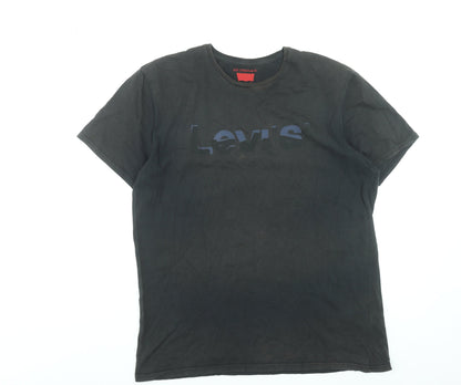 Mens UK Size L Levi's Black  T-Shirt