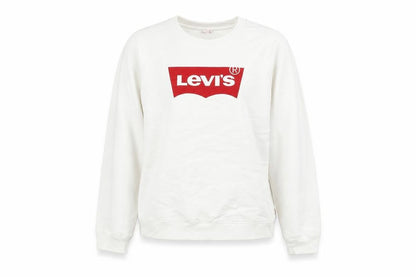 Womens UK Size M Levi's White Pullover Sweatshirt