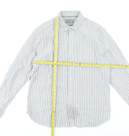 Mens UK Collar Size M Marks and Spencer Smart Blue  Dress Shirt