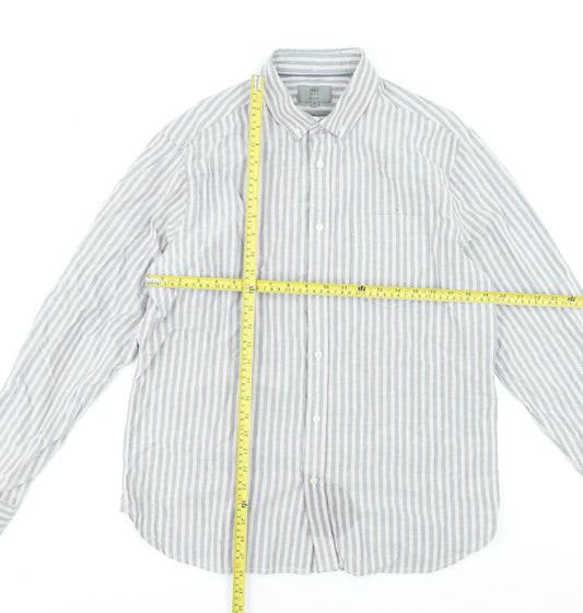 Mens UK Collar Size M Marks and Spencer Smart Blue  Dress Shirt