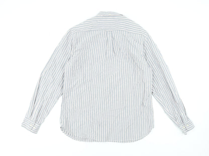 Mens UK Collar Size M Marks and Spencer Smart Blue  Dress Shirt