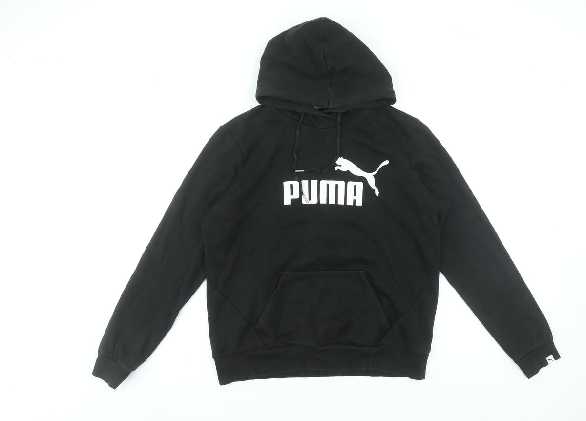 Womens UK Size 14 PUMA Black Pullover Hoodie