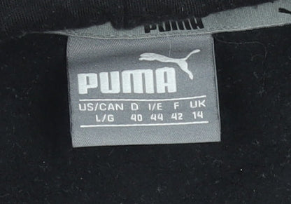 Womens UK Size 14 PUMA Black Pullover Hoodie
