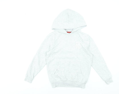 Boys UK Size 11-12 Years DFND Grey Pullover Hoodie