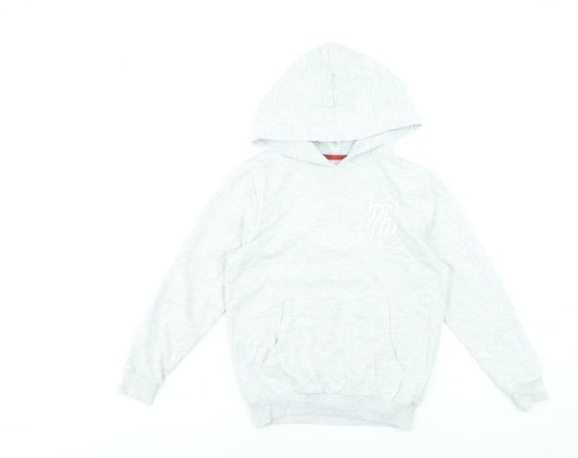 Boys UK Size 11-12 Years DFND Grey Pullover Hoodie