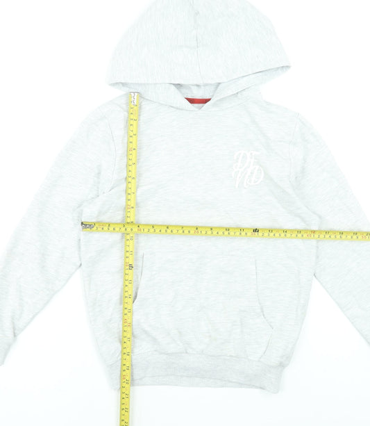 Boys UK Size 11-12 Years DFND Grey Pullover Hoodie