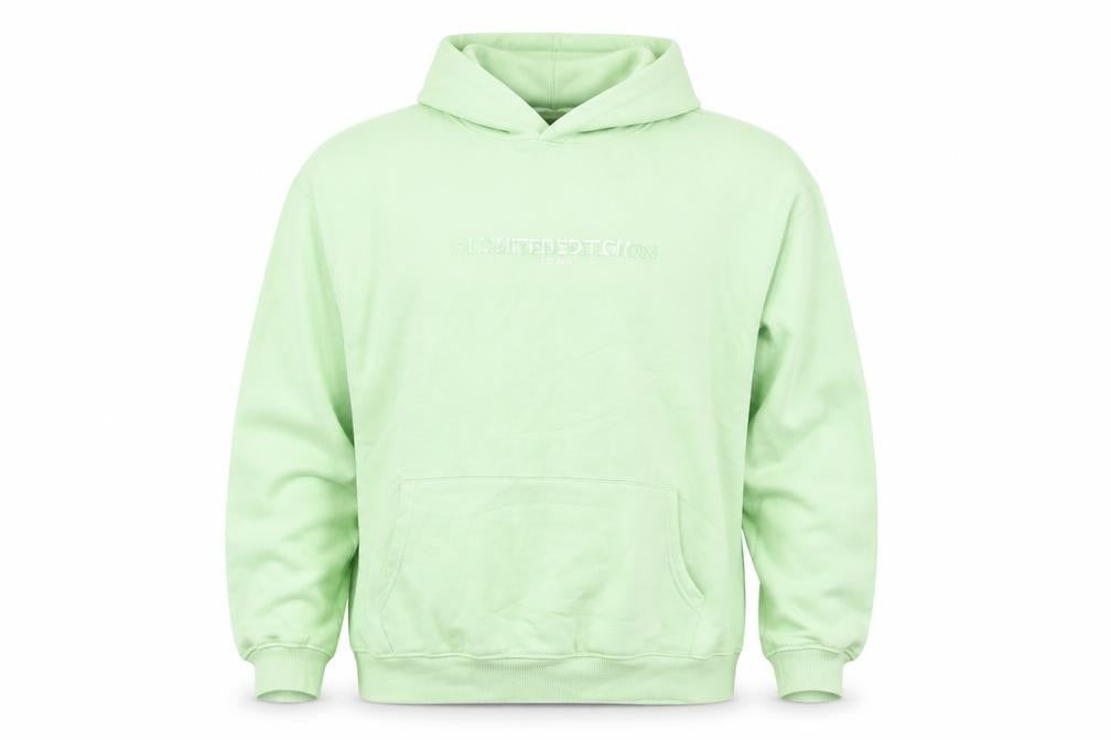 Mens UK Size L boohooMAN Green Pullover Hoodie