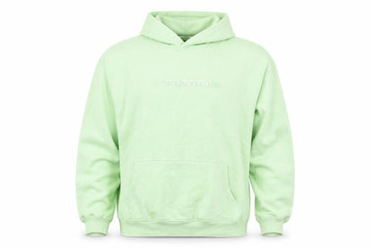Mens UK Size L boohooMAN Green Pullover Hoodie