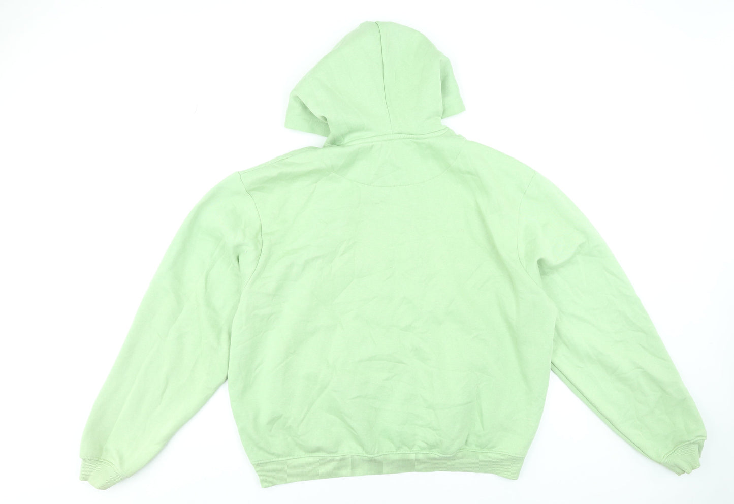 Mens UK Size L boohooMAN Green Pullover Hoodie