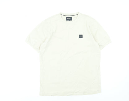 Mens UK Size XL Diesel Beige  T-Shirt