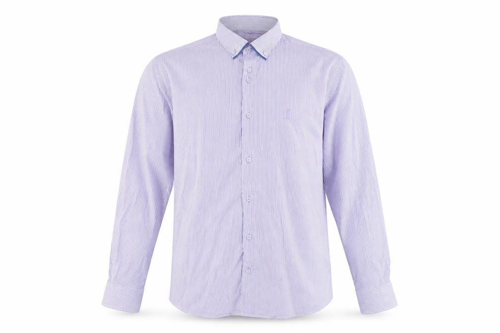 Mens UK Collar Size XL 6th Sense Smart Purple  Dress Shirt