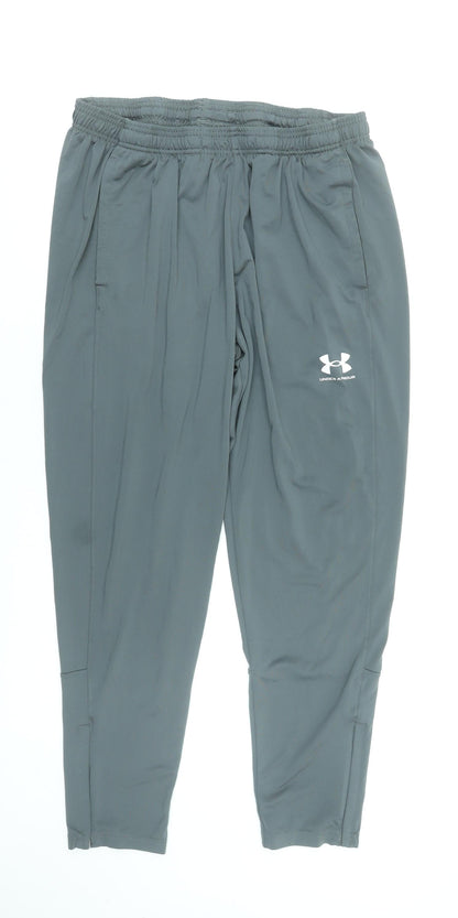 Under Armour Men's Grey XL Jogger Trousers Stretch Breathable
