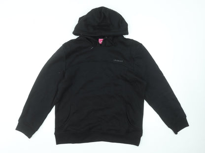 Womens UK Size 14 LA Gear Black Pullover Hoodie