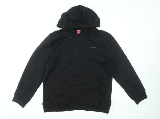 Womens UK Size 14 LA Gear Black Pullover Hoodie