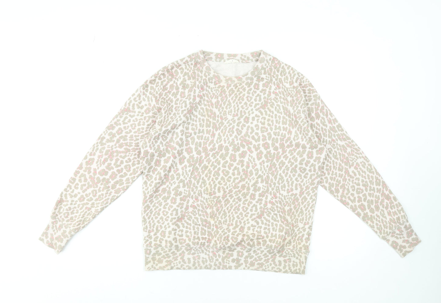 Womens UK Size 2XS Hush Beige Pullover Sweatshirt