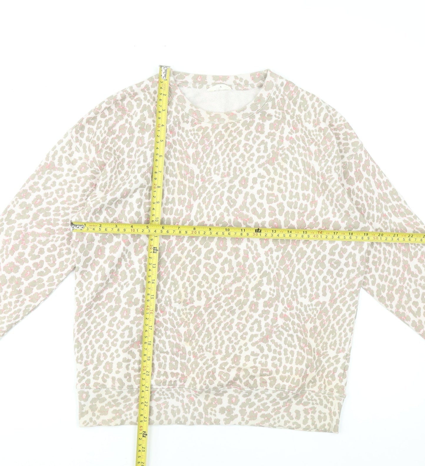 Womens UK Size 2XS Hush Beige Pullover Sweatshirt