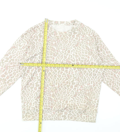 Womens UK Size 2XS Hush Beige Pullover Sweatshirt