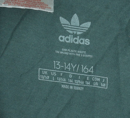 Girls UK Size 13-14 Years adidas Green Basic T-Shirt