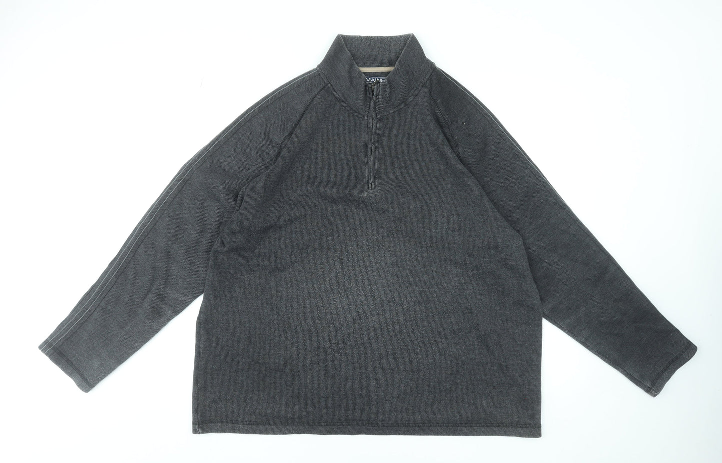 Mens UK Size 2XL Maine New England Grey Pullover Sweatshirt