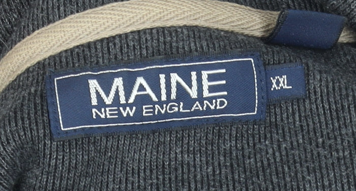 Mens UK Size 2XL Maine New England Grey Pullover Sweatshirt