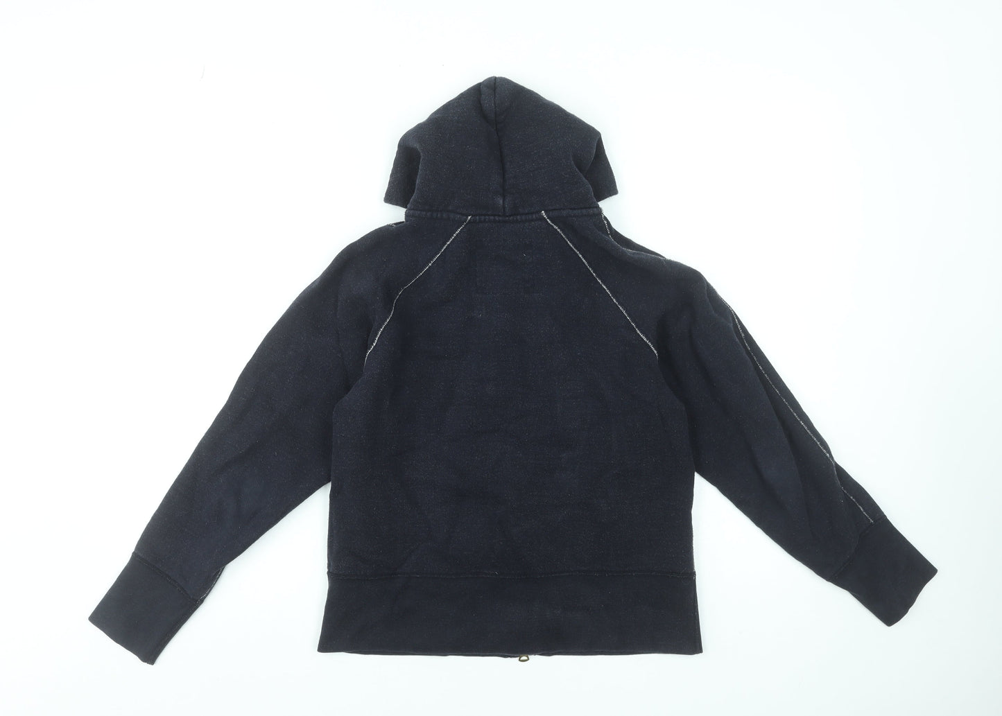 Girls UK Size 2 Years Dessin Black Full Zip Hoodie
