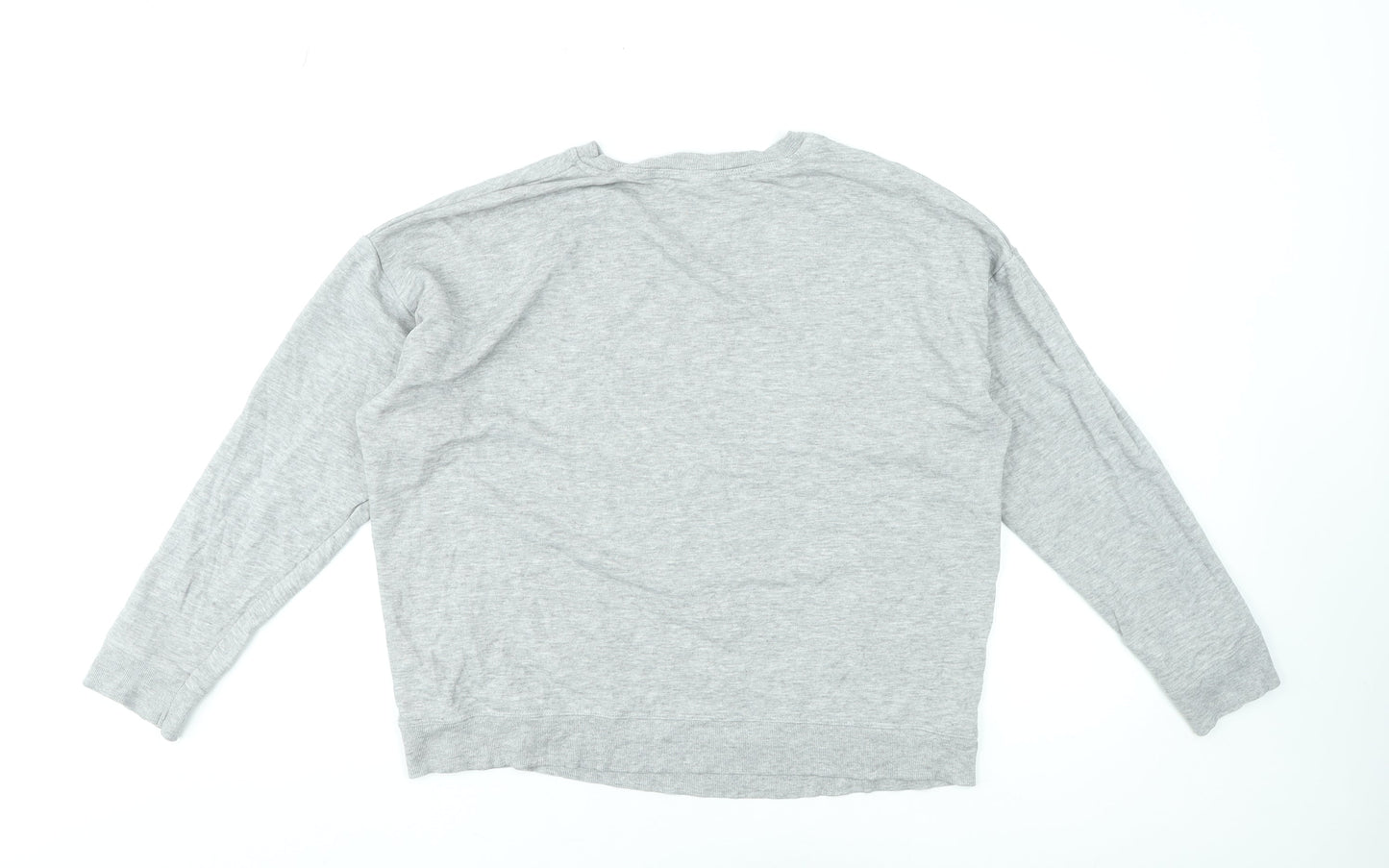 New Look Women’s Grey Be Kind Long Sleeve Sweatshirt M