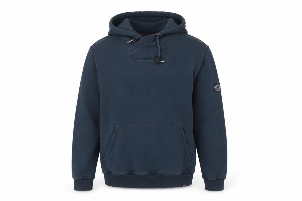 Mens UK Size M Timezone Blue Pullover Hoodie