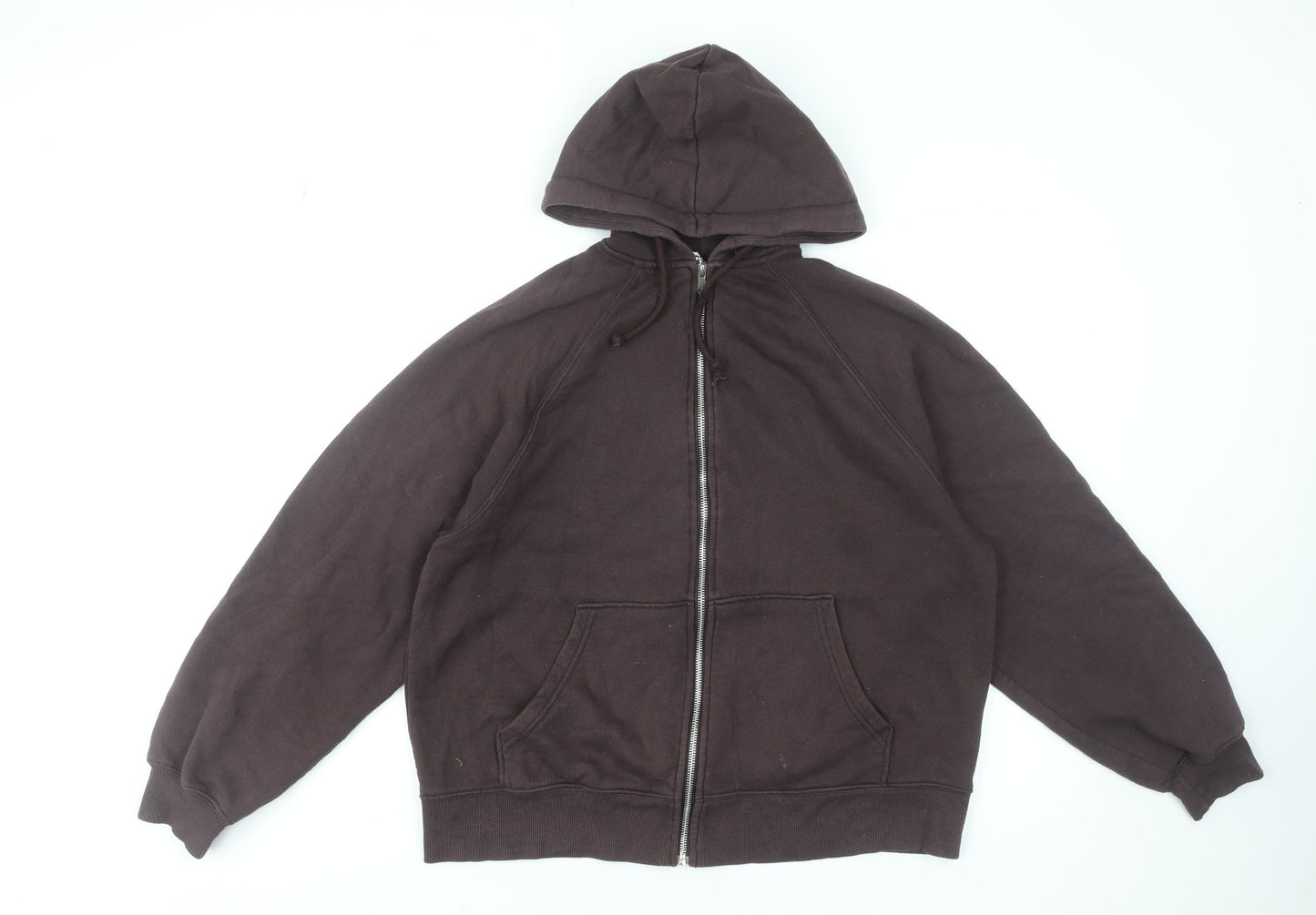 Womens UK Size XS H&M Brown Full Zip Hoodie