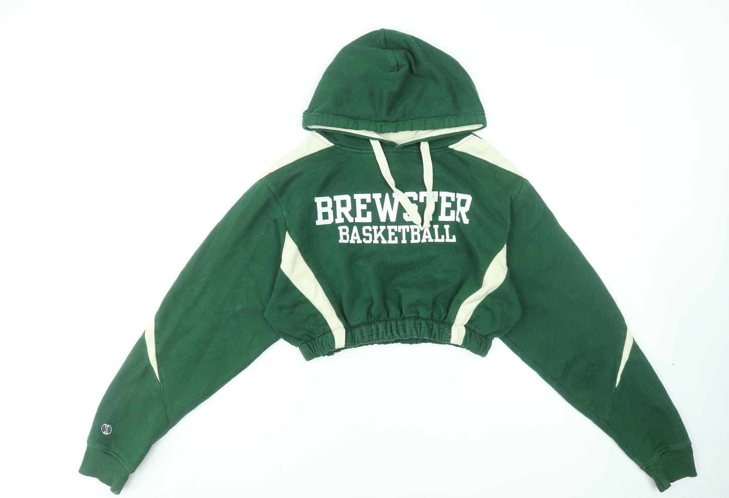 Womens UK Size M Holloway Green Pullover Hoodie