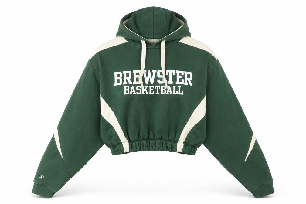 Womens UK Size M Holloway Green Pullover Hoodie