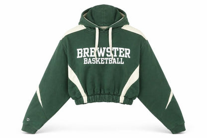 Womens UK Size M Holloway Green Pullover Hoodie