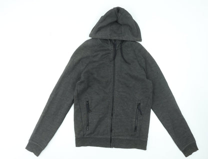 Mens UK Size S NEXT Grey Full Zip Hoodie