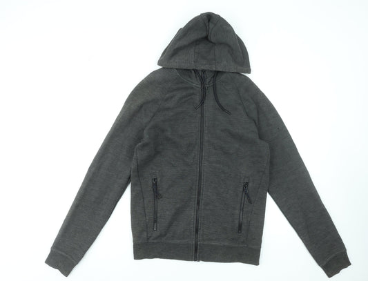 Mens UK Size S NEXT Grey Full Zip Hoodie