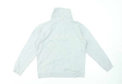 Womens UK Size M Verbier Ski Service Grey Pullover Sweatshirt