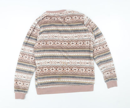 Womens UK Size S St. Bernard for Dunnes Stores Beige Pullover Sweatshirt