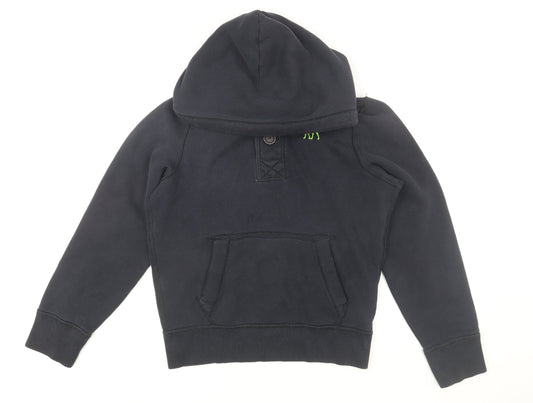 Abercrombie & Fitch Men's Black Small Hooded Basic Jacket