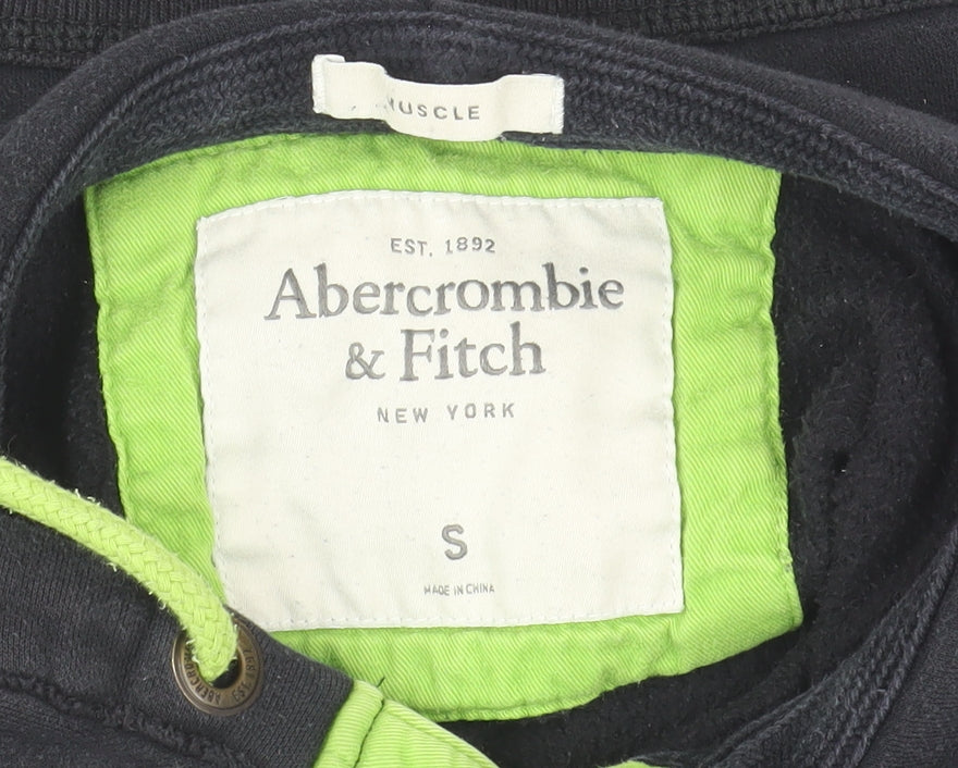 Mens UK Size S Abercrombie & Fitch Black Gym & Training Running & Jogging Walkin