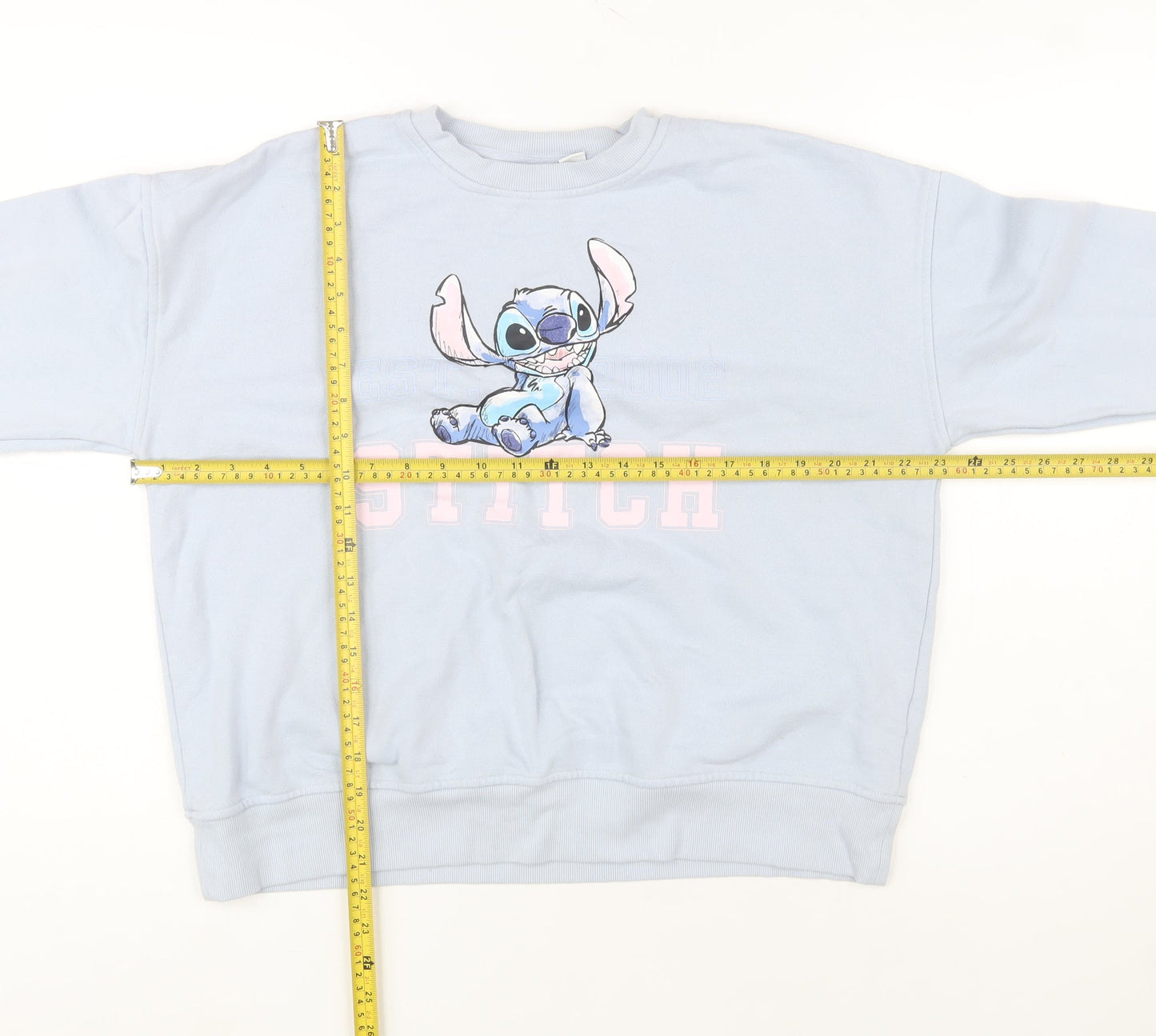 Womens UK Size M Disney Blue Pullover Sweatshirt
