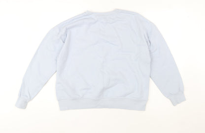 Womens UK Size M Disney Blue Pullover Sweatshirt