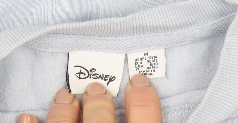 Womens UK Size M Disney Blue Pullover Sweatshirt