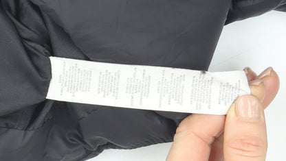 Boohoo Womens Black Hooded Puffer Jacket UK 12 Winter Coat