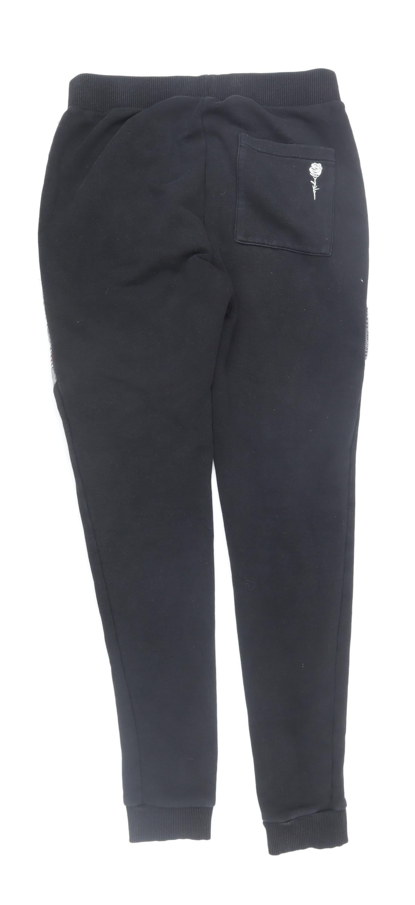 Mens UK Size S Rose London Slim Fit Jogger Multicoloured Trousers