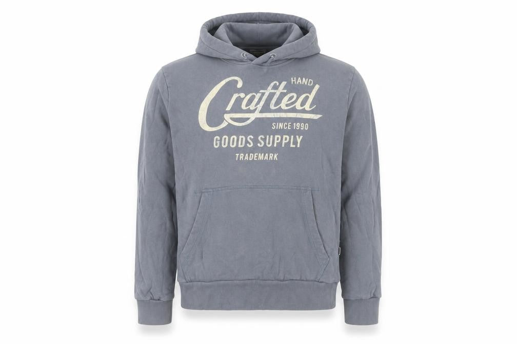 Mens UK Size M JACK & JONES Blue Pullover Hoodie