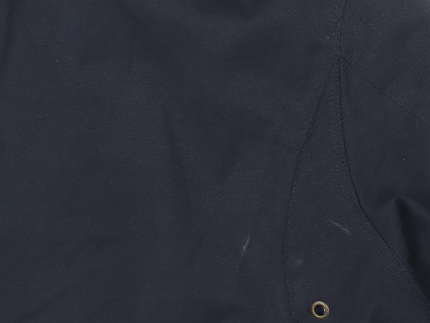 Hobbs Womens Blue Mid-Length Parka Jacket Size 16 Lined Zip Front