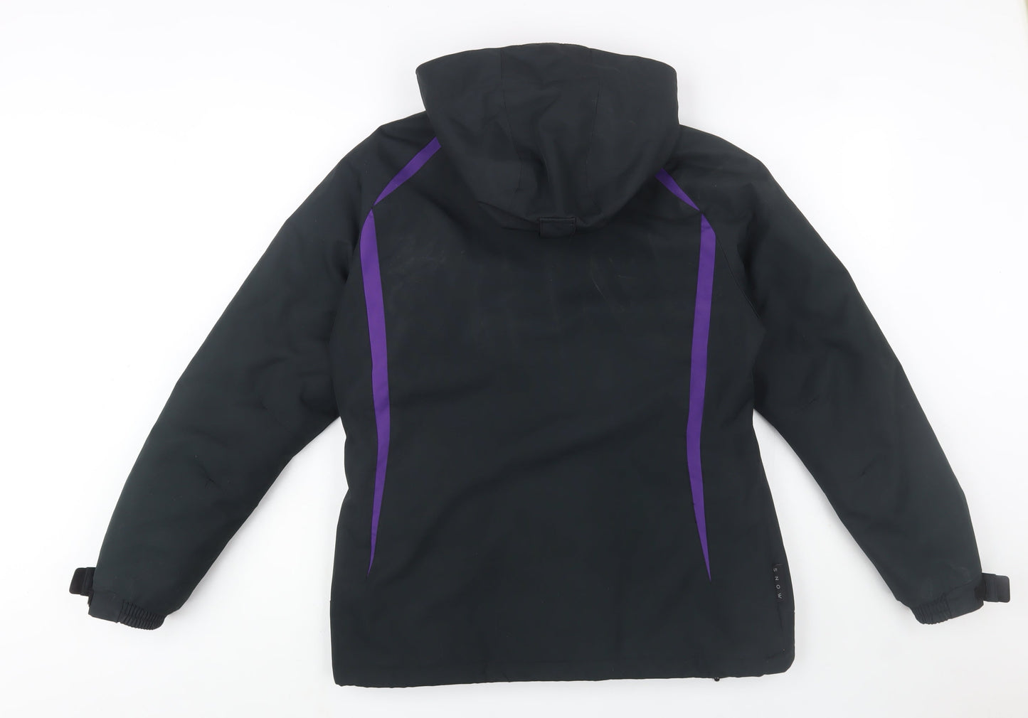 Mountain Warehouse Women Black Size 10 Waterproof Ski Jacket