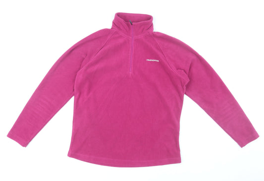 Craghoppers Women's Pink Fleece Pullover Sweatshirt UK 12