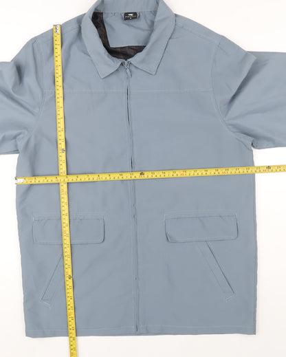 Mens UK Size M Pegasus Blue Basic Jacket