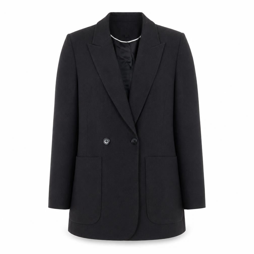 Topshop Women's Black UK 6 Classic Single-Breasted Blazer